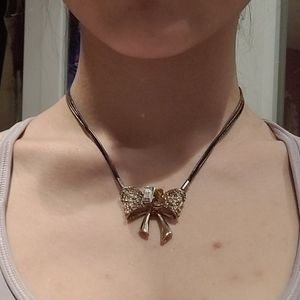 Bow Statement Necklace